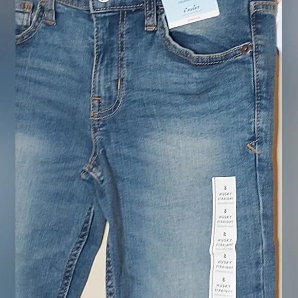 Cat & Jack Kids Blue Straight Leg Jeans-Size 8 - Picture 1 of 14